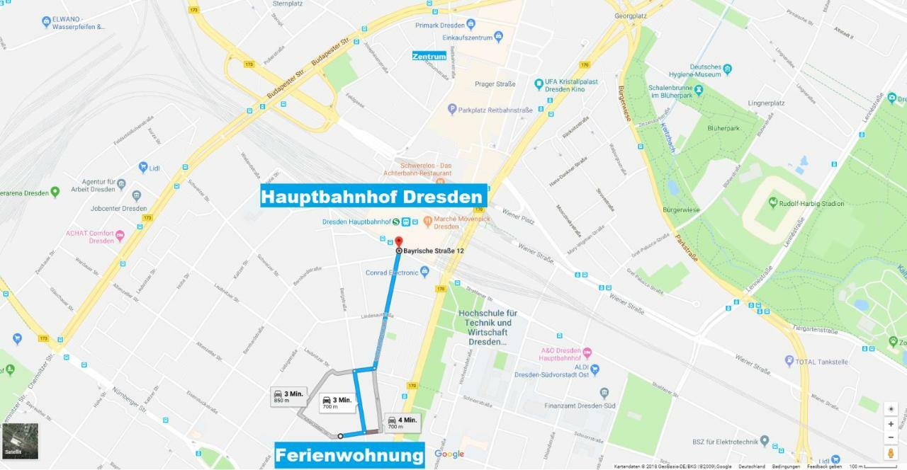 Schlummi Gemuetliche Zentrale & Saubere Wohnung Dresden Ngoại thất bức ảnh